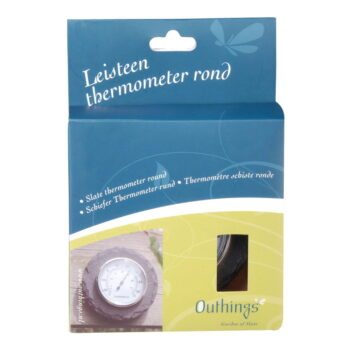 Nástenný teplomer z bridlice Esschert Design, Ø 10 cm - Image 2