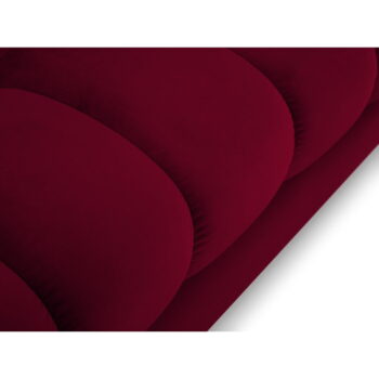 Červená zamatová rohová pohovka Cosmopolitan Design Bali, ľavý roh - Image 7