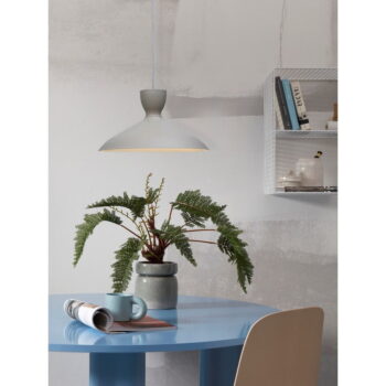 Sivé závesné svietidlo s kovovým tienidlom ø 40 cm Hanover – it's about RoMi - Image 9