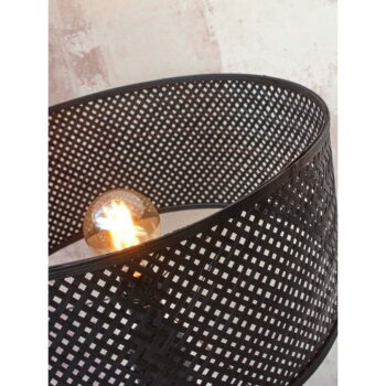 Čierna stojacia lampa s bambusovým tienidlom (výška 128 cm) Java – Good&Mojo - Image 9