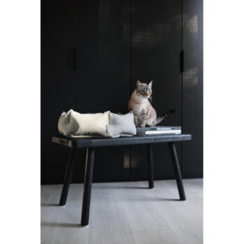 Antracitový vlnený pelech pre domáceho maznáčika ø 45 cm Calma Anthracite – MiaCara - Image 3