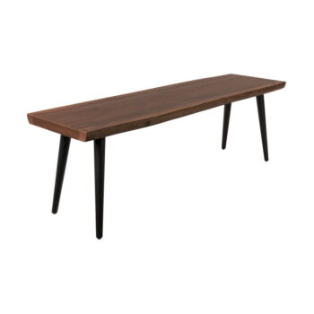 Lavica s čiernymi oceľovými nohami Dutchbone Alagon, dĺžka 140 cm - Image 3