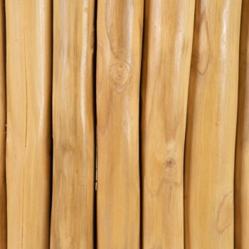 Okrúhly odkladací stolík z tíkového dreva ø 70 cm Akar – Ixia - Image 6