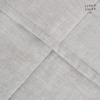 Béžová ľanová detská deka 100x140 cm - Linen Tales - Image 4