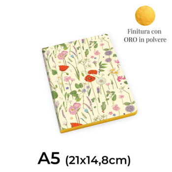 Zošity v súprave 192 stránok 2 ks formát A5 Summer Flowers – Kartos - Image 3