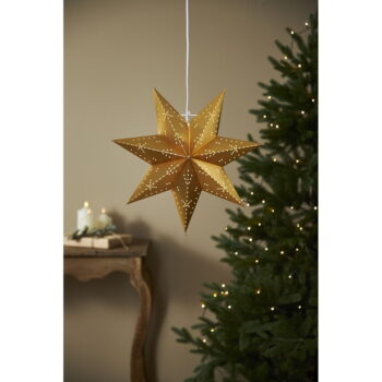 Vianočná svetelná dekorácia v zlatej farbe ø 45 cm Classic - Star Trading - Image 3