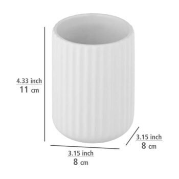 Biela keramická súprava doplnkov do kúpeľne Belluno – Wenko – Obrázok 4