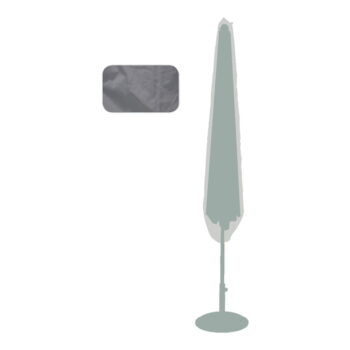 Sivý obal na slnečník – Garden Pleasure - Image 2
