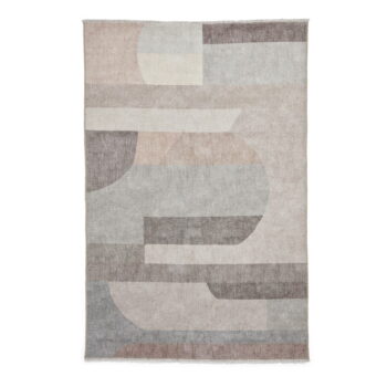 Béžový prateľný koberec s prímesou bavlny 122x170 cm Whisper – Think Rugs