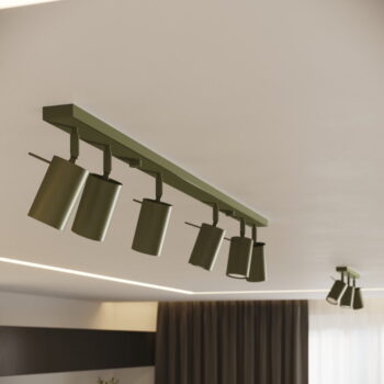 Zelené stropné svietidlo 6x117 cm Etna – Nice Lamps - Image 10