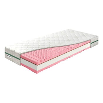 Stredne tvrdý/extra tvrdý penový obojstranný matrac 80x200 cm BonRelax HR PLUS - BENAB – Obrázok 2