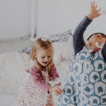 Detský spací vak Denim Lions - Malomi Kids - Image 4