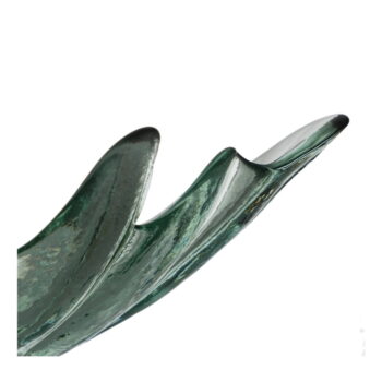 Sklenená dekoratívna tácka 19,5x35 cm Leaf – Ixia – Obrázok 5