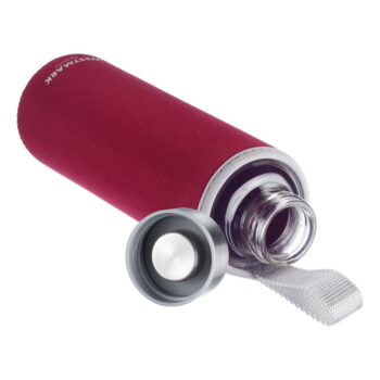 Červená cestovná antikoro-silikónová fľaša 550 ml Viva – Westmark - Image 2