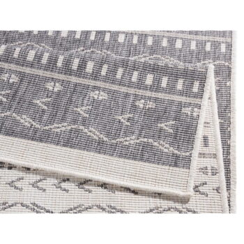 Sivo-krémový vonkajší koberec NORTHRUGS Kuba, 150 x 80 cm - Image 4