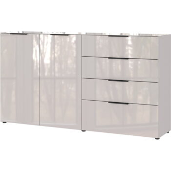 Krémová nízka komoda 184x102 cm Oakland – Germania – Obrázok 3