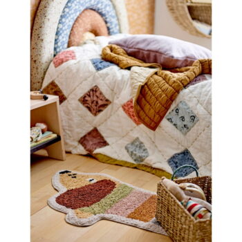 Hnedá bavlnená detská deka 80x100 cm Baille – Bloomingville Mini – Obrázok 4