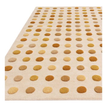 Žltý ručne tkaný vlnený koberec 160x230 cm Dotty – Asiatic Carpets – Obrázok 6