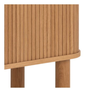 Skrinka v dekore duba s posuvnými dverami v prírodnej farbe 80x145 cm Langley – Actona – Obrázok 7