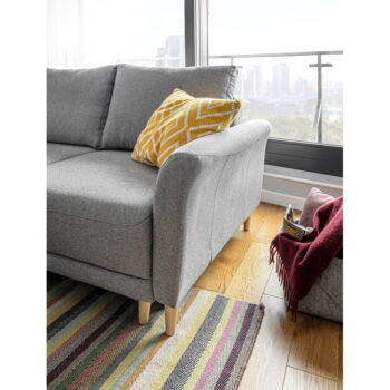 Svetlosivá rozkladacia rohová pohovka Miuform Lovely Annie, ľavý roh – Obrázok 9