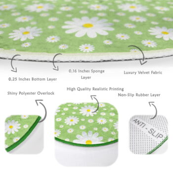 Zelený detský koberec ø 100 cm Comfort – Mila Home - Image 7