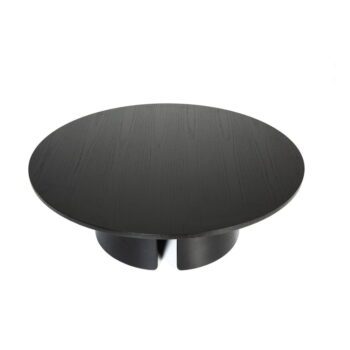 Čierny konferenčný stolík Teulat Cep, ø 110 cm - Image 3
