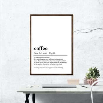 Plagát v ráme 50x70 cm Coffee – Wallity – Obrázok 4