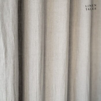 Béžový záves 140x170 cm Night Time - Linen Tales - Image 3