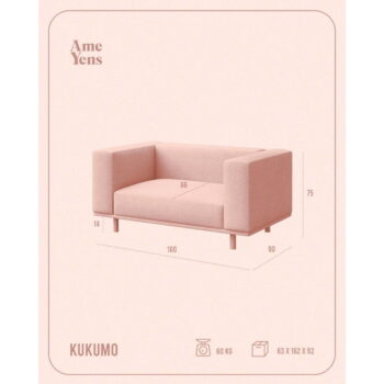 Tmavomodré zamatové relaxačné kreslo Kukumo – Ame Yens - Image 6