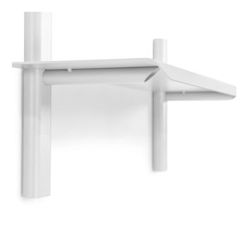 Biela kovová polica 60 cm Hola – Spinder Design – Obrázok 2