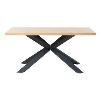 Jedálenský stôl s doskou v dubovom dekore v prírodnej farbe 90x160 cm Arno – Unique Furniture