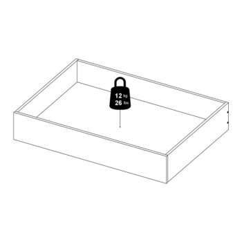 Biele zásuvky pod posteľ v súprave 2 ks 90x190/140x190 cm Naia – Tvilum - Image 4