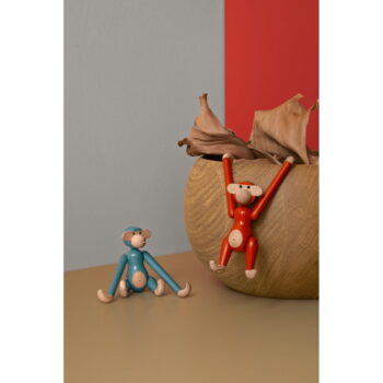 Drevená soška (výška 9,5 cm) Monkey Mini - Kay Bojesen Denmark - Image 7