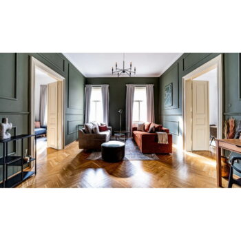 Zelená rozkladacia pohovka Emile - Bobochic Paris – Obrázok 3