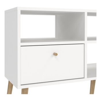 Biely TV stolík 117x61 cm Bodo – Tvilum – Obrázok 2