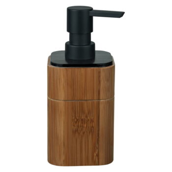 Hnedý bambusový dávkovač mydla 200 ml Serro – Wenko – Obrázok 3