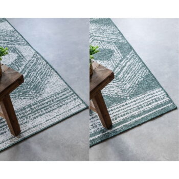 Krémovo-zelený vonkajší koberec 80x150 cm Gemini – Elle Decoration – Obrázok 8