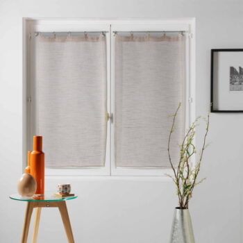 Béžové voálové záclony v súprave 2 ks 60x90 cm Milza – douceur d'intérieur – Obrázok 3