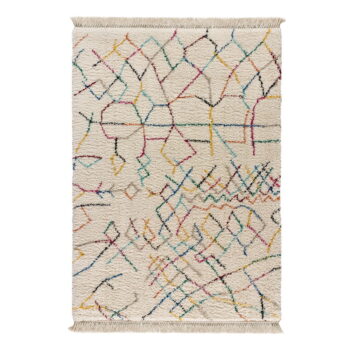Krémovobiely koberec Universal Yveline Multi, 120 x 170 cm