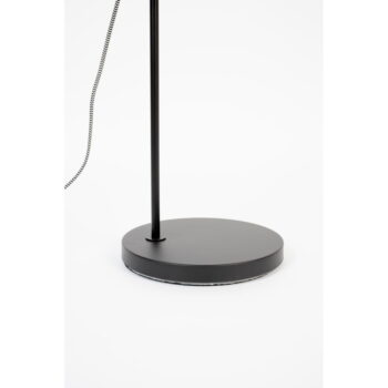 Čierna stojacia lampa s kovovým tienidlom (výška 135 cm) Landon – White Label - Image 8