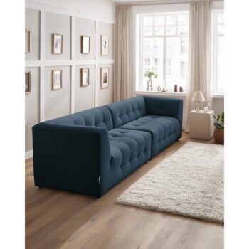 Tmavomodrá pohovka 324 cm Kleber - Bobochic Paris - Image 2