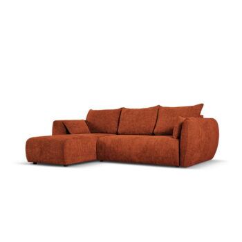 Oranžová rohová pohovka (ľavý roh) Matera – Cosmopolitan Design - Image 6