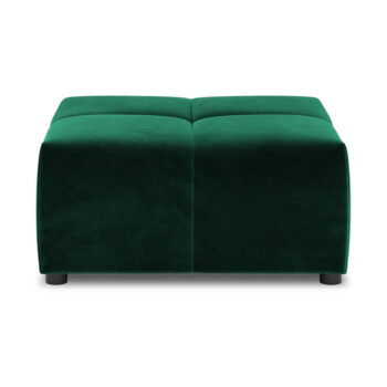 Zelený zamatový modul pohovky Rome Velvet - Cosmopolitan Design