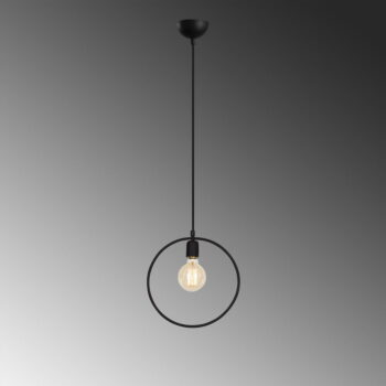 Čierne závesné svietidlo Geonni – Opviq lights - Image 3