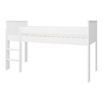 Biela vyvýšená detská posteľ 90x200 cm Alba - Tvilum - Image 3