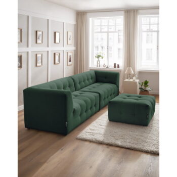 Tmavozelená pohovka 324 cm Kleber - Bobochic Paris - Image 8