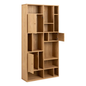 Knižnica v dekore duba v prírodnej farbe 90x180 cm Rangoon – Actona - Image 6