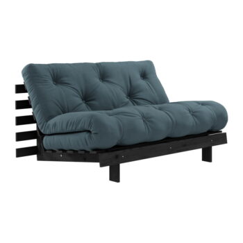 Rozkladacia pohovka v petrolejovej farbe 140 cm Roots Black Night – Karup Design - Image 2