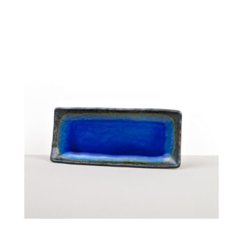 Modrý keramický servírovací tanier Mij Cobalt, 29 x 12 cm - Image 2