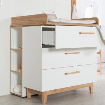 Biela detská knižnica 30x91 cm Finn – Roba - Image 3